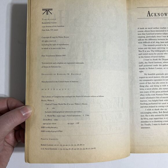 Clash of Titans World War II at Sea Paperback Book by Walter J Boyne - Picture 3 of 11